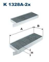 FILTRON K1328A-2X POLEN FİLTRESİ ASTRA L 21> P308 II-III 13> P508 18> KARBONLU