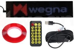 WEGNA AC01-027 ARAÇ İÇİ ARABA IŞIĞI LED EKRAN 20x64 10.2x34.8cm