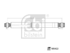 FEBI 185422 ARKA AMORTİSÖR SAĞ/SOL TRANSPORTER T5 T6 04 >