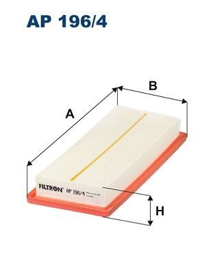 FILTRON AP196.4 HAVA FILTRESI PSA P207-P208-P307-P308-P508-P3008-P5008-C4-C5-GRANDLAND-DS3-DS4-DS5-THP-A16XHL . MINI N14 R55 R56 R57 R58 R59 R60 R61