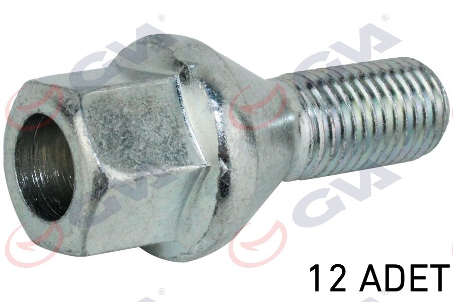 GVA 8810126 BİJON CİVATASI RENAULT MEGANE-CLIO Y.M. DACIA DUSTER-LOGAN DELİKLİ TİP PAKET 12