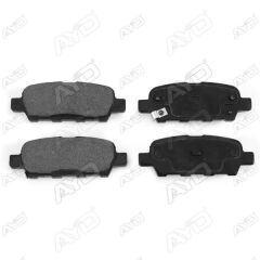 AYD 60047A ARKA FREN BALATA NISSAN QASHQAI 1.6L 2.0L HR16 HR20 J10 06-10 / JUKE 1.5L Dci F15 10-> 1.6L HR16DE F15 10-> / MURANO 3.5L Z51 DCi 08-> / X-TRAIL 2.0L M9R MR20DE T31 07-13