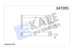 KALE 347095 KALORİFER RADYATÖRÜ IVECO DAILY TD 89-96