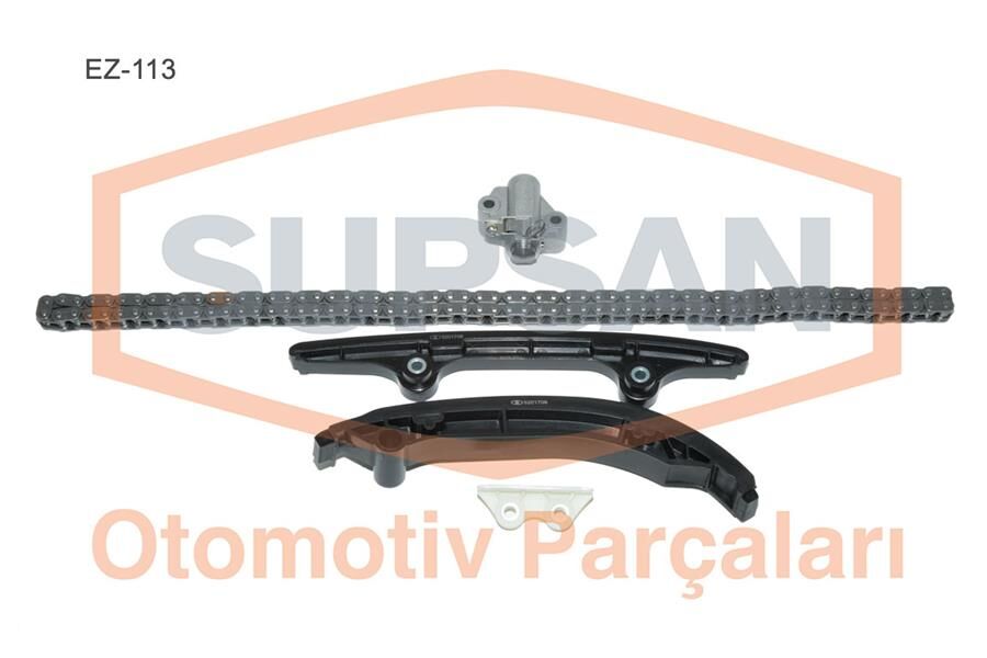 SUPSAN EZ-113 EKSANTRIK ZINCIR SETI KOMPLE BOXER III JUMPER III 22DT PUMA 2.2HDI 16V 130HP 140HP TRANSIT V347 2.2 TDCI 06>14 CUSTOM V362 11>16 2.2 TDCI DUCATO 2.2HDI 06>