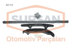 SUPSAN EZ-113 EKSANTRIK ZINCIR SETI KOMPLE BOXER III JUMPER III 22DT PUMA 2.2HDI 16V 130HP 140HP TRANSIT V347 2.2 TDCI 06>14 CUSTOM V362 11>16 2.2 TDCI DUCATO 2.2HDI 06>