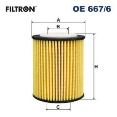 FILTRON OE667.6 YAĞ FİLTRESİ ASTRA L 21> CORSA F 19> P208-P301-P308-P408-P508-P2008-P3008-P5008-EXPERT-PARTNER-BERLI NGO FOCUS 17> COURER 17> ECOSPORT 17> PUMA 20> KUGA 20> CONNECT 17> C3-C4 CACTUS-C4-C-ELYSEE-JUMPY 1