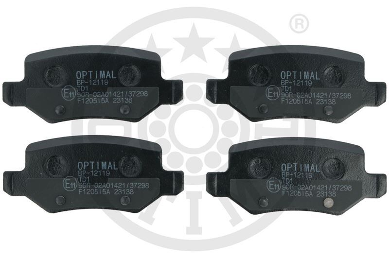 OPTIMAL BP-12119 FREN BALATASI ARKA MERCEDES W168 W169 W245 W414
