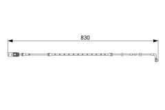 BOSCH 1987473043 BALATA FISI ON BMW E65 E66