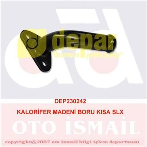 DEPAR 0242 KALORİFER MADENİ BORU KISA SLX