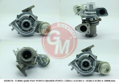 GUA 40613 TURBO ŞARJ FIAT BRAVO PUNTO GRANDE PUNTO LİNEA EGEA 1.6 EURO 5 - DOBLO EURO 4 2009KASA