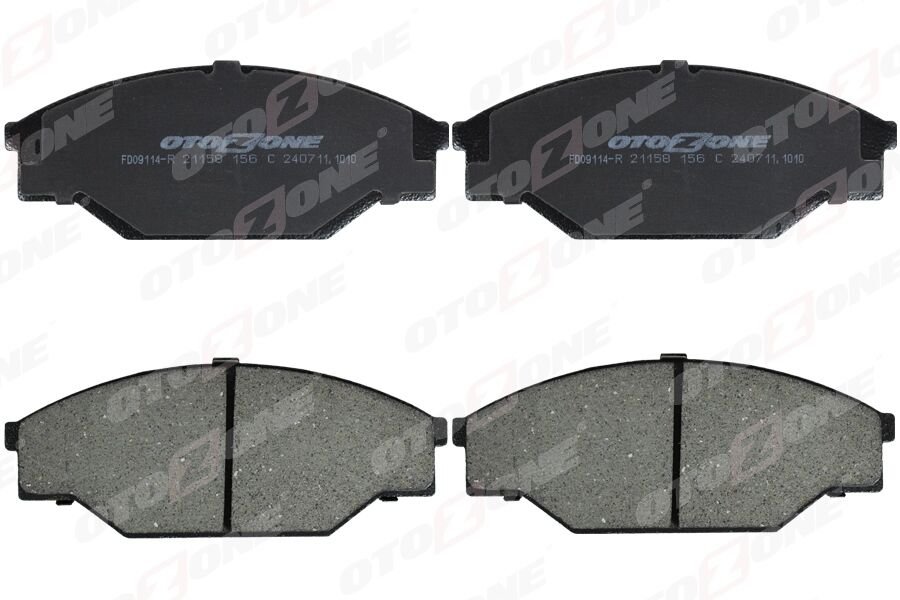 OTOZONE FDO9114-R ÖN FREN BALATA TOYOTA HILUX 2.4L 2L-T LN85 LN145 4x2 90-04 / HIACE 2.4L 2L LH112 LH114 89->
