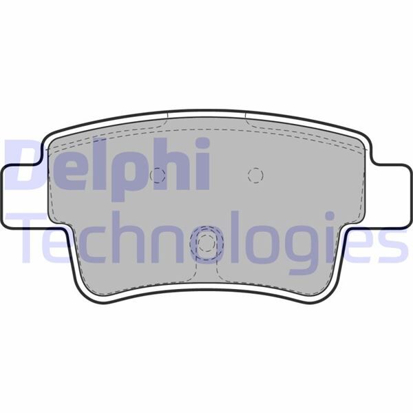 DELPHI LP1965 ARKA FREN BALATASI DİSK FREN OPEL CORSA D 06>14 GRANDE PUNTO 05>10