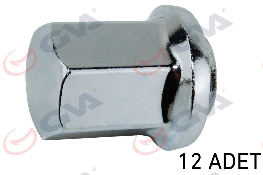 GVA 8810122 BİJON SOMUNU RENAULT 12 KROMAJLI PAKET 12