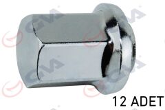 GVA 8810122 BİJON SOMUNU RENAULT 12 KROMAJLI PAKET 12