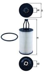 MAHLE OX814D YAG FILTRESI MERCEDES M276 W204 W205 W212 W213 W221 W222 R172 R231
