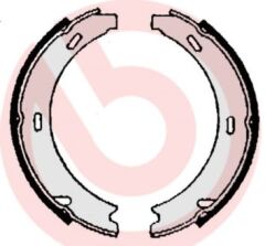 BREMBO S50508 FREN BALATASI ARKA PARK FRENI MERCEDES W124 W210 W140 W220 R170