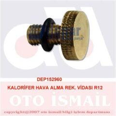 DEPAR 2960 KALORİFER HAVA ALMA REK. VİDASI R12