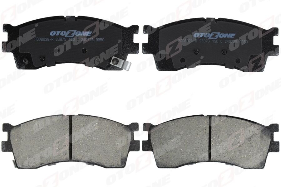 OTOZONE FDO8029-R ÖN FREN BALATA KIA RIO 1.3L 1.5L 02-04 / CARENS 1.5L 1.6L 00-02 / SHUMA 1.5L 1.6L HB 01-04 / CLARUS 1.6L 00-> - Aşınma ikaz soketli
