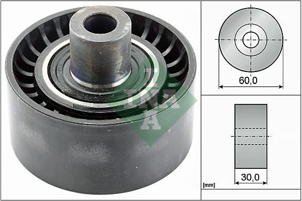INA 532053810 ALTERNATÖR GERGİ RULMANI TOZ KAPAKSIZ PARTNER-206-307-407-BERLINGO-C2-C3-C4-FIESTA V 1.4-1.6TDCI XSARA-FOCUS