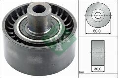 INA 532053810 ALTERNATÖR GERGİ RULMANI TOZ KAPAKSIZ PARTNER-206-307-407-BERLINGO-C2-C3-C4-FIESTA V 1.4-1.6TDCI XSARA-FOCUS