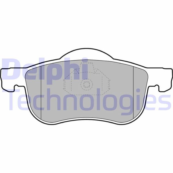 DELPHI LP1458 ÖN BALATA VOLVO S60 00-10 S80 98-06 V70 97-07 XC70 00-07 S70 97-00