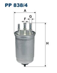 FILTRON PP838.4 YAKIT FILTRESI FORD TRANSIT CONNECT TOURNEO CONNECT 1.8TDCI 02> 90PS . JAGUAR X-TYPE I FMBB QJBA X40 0