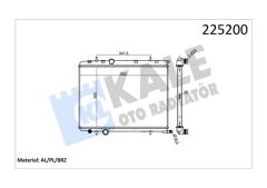 KALE 2045011AB RADYATÖR 307 00>C4 04>1.4 16V-1.6 16V-PARTNER-BERLINGO 97>2.0HDI 00> AC /- MEKx562x378x27 AL/PL/BRZ