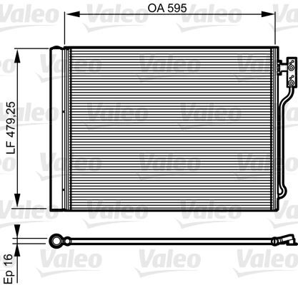 VALEO 814192 KLIMA RADYATORU BMW F07 F10 F11 F18