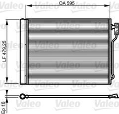 VALEO 814192 KLIMA RADYATORU BMW F07 F10 F11 F18
