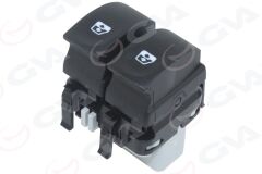 GVA 8014859 CAM AÇMA ANAHTARI ÖN SOL ÇİFTLİ RENAULT CLIO III 10 FİŞLİ GRİ