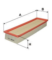 FILTRON FILT AP 058/2 206/206+/307/C4 HAVA FILTRESI