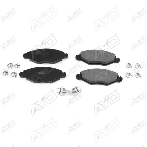 AYD 60035A ÖN FREN BALATASI PEUGEOT P206 1.4 1.6 09/98> P306 1.4 1.6 5/93> KULAKLARI DELİKSİZ