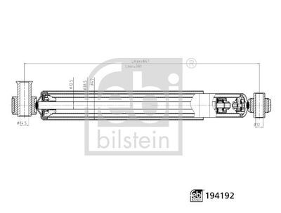 FEBI 194192 AMORTİSÖR ARKA AKS-ARKA AKS SOL-ARKA AKS SAĞ FORD CAR-FORD MOTOR COMPANY