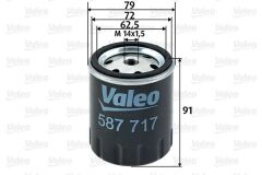VALEO 587717 YAKIT FILTRESI MERCEDES OM615 OM616 OM617 W123 S123 C123 W460