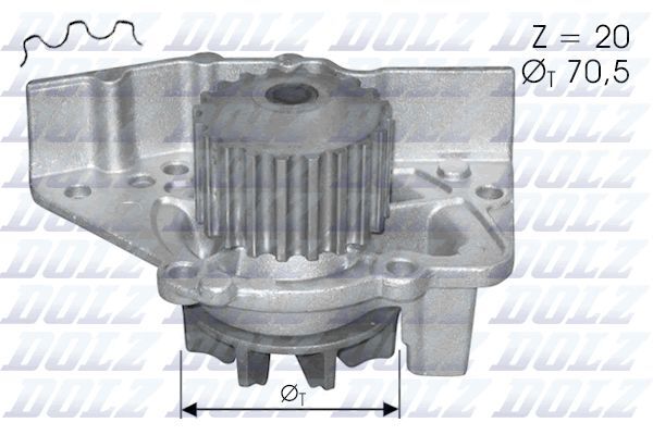DOLZ C119 DEVİRDAİM DUCATO-BOXER-JUMPER-JUMPY-XSARA-SCUDO-P406-EXPERT 1.9 TD