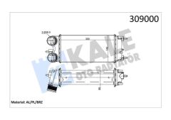 KALE 020CAC120 TURBO RADYATÖRÜ FORD FİESTA-COURİER-ECOSPORT-BMAX 13> 1.5-1.6 TDCİ