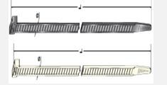MTA 2866 4621570 KABLO BAĞI CIRT KELEPÇE 7.8 X 450 MM PK 100 AD SİYAH