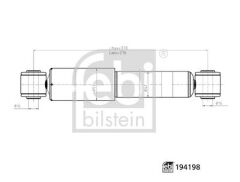 FEBI 194198 AMORTİSÖR ARKA AKS CİTROEN