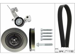 INA 529037420 ALTERNATÖR GERGİ RULMANI VOLVO S60 D4 D5 15 > S80 D4 S90 V40 V6 0V70 V90 XC40 XC60 XC70 XC90 DİZE L ARAÇLAR İÇİN 6PK 1180 KAYIŞ KRANK KASNAĞI 31401195 GERGİ İLE BERABER