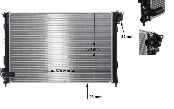 MAHLE CR983000S MOTOR SU RADYATORU MINI W10 R50 R52 R53