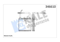 KALE 346610 KALORIFER RADYATORU MERCEDES X218 C219 C218 W211