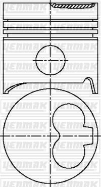 YENMAK 31-03906-000 PISTON SEGMAN Q78.0MM STD -RENAULT-VOLVO-R 11-R 5-R 9 R 11-R 5-R 9