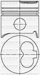 YENMAK 31-03906-000 PISTON SEGMAN Q78.0MM STD -RENAULT-VOLVO-R 11-R 5-R 9 R 11-R 5-R 9