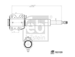 FEBI 193109 AMORTISOR ON GAZLI MERCEDES SPRINTER B901>B903 . VW LT 28-35-46