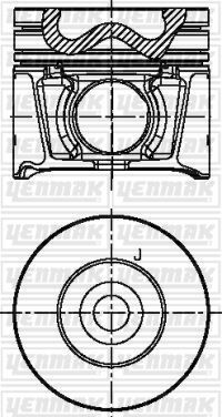 YENMAK 31-04954-050 PISTON SEGMAN MAZDA B2500 RANGER 06> 2.500 DİZEL 143 PS TURBO 0.50 ÇAP: 93.00MM