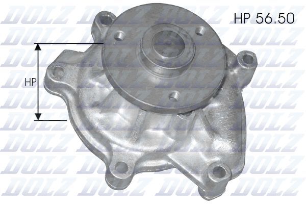 DOLZ T219 DEVİRDAİM SU POMPASI DAIHATSU COPEN 1.3L K3-VE L881 06-> / SIRION 1.0L 1.3L M300 M301 05-> / TERIOS 1.3L K3-VE J211 06-> / YRV 1.3L M200 01-07 / TOYOTA YARIS 1SZ-FE SCP10 99-05 3 delikli flanş