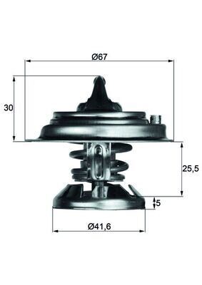 MAHLE TX29.85D TERMOSTAT 85 C MERCEDES OM601 OM602 OM603 OM605 OM611 OM612 W124 W201 W210 W460 W461 W463 B901>B904
