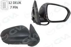 GVA 1019184 DIŞ DİKİZ AYNASI SAĞ ELEKTRİKLİ ISITMALI SENSORLU ASTARLI DACIA DUSTER 18- 12H7P VM-6805EHPSR