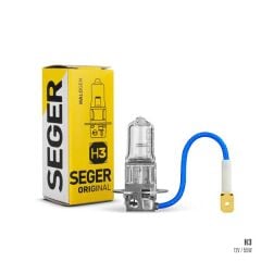 SEGER 206068 AMPUL H3 12V 55W PK22S STANDART YENİLEME 3.500K STANDART IŞIK