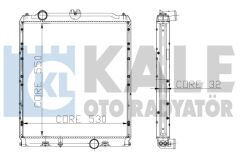 KALE 0602022PA SU RADYATÖRÜ BRAZING VERSİYONU KL362660 MITSUBISHI CANTER 7.5T 2 SIRA CU PL SISTEM